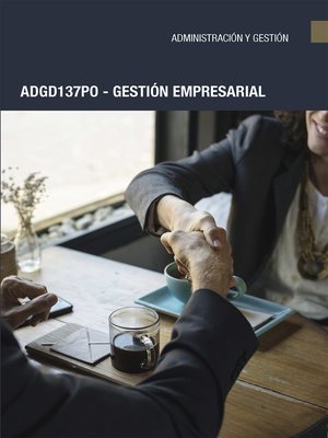 cover image of ADGD137PO--Gestión empresarial